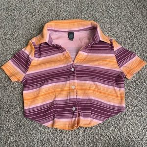 wild fable cropped shirt